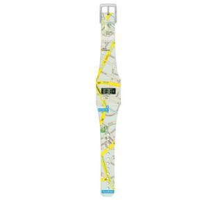 Lost In Berlin Paperlike Quartz Digital Watch PU10920