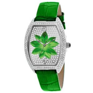 Lotus Quartz Green Dial Watch CV4853