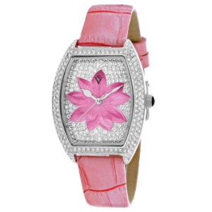 Lotus Quartz Pink Dial Watch CV4852
