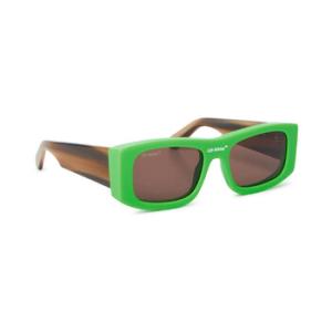 Lucio Brown Rectangular Sunglasses OERI039 5964
