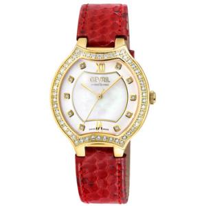 Lugano Diamond Mother of Pearl Dial Watch