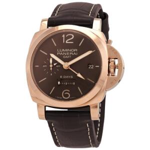 Luminor 1950 Brown Dial 18k Rose Gold Watch PAM00576