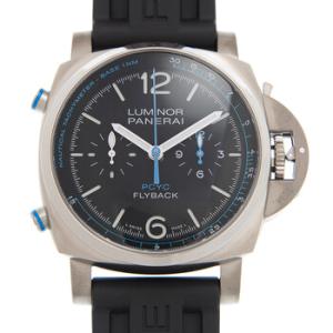 Luminor 1950 PCYC Flyback Chronograph Automatic Black Dial Watch PAM00764