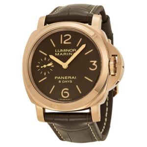 Luminor Marina Brown Dial 18kt Rose Gold Watch PAM00511