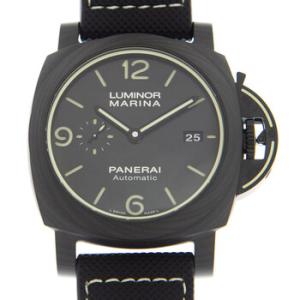 Luminor Marina TuttoGrigio Automatic Black Dial Watch PAM01118