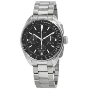 Lunar Pilot Archive Chronograph Quartz Black Dial Watch 96K111