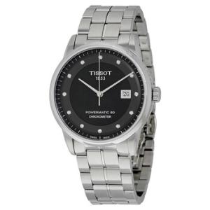 Luxury Automatic Black Diamond Dial Watch T086.408.11.056.00