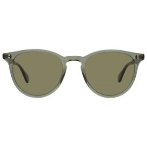 MANZANITA SUN Green Oval Sunglasses 2151 JUNGRN