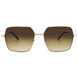 MEADOW SUN Olive Gradient Square Sunglasses 4067 GDGFROG