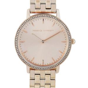 Major Quartz Crystal Carnation Gold Watch