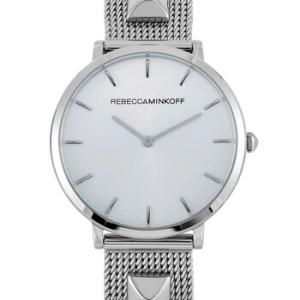 Major Quartz Silver White Dial Watch