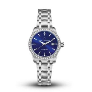 Manero Autodate Automatic Diamond Blue Dial Watch 00.10911.08.53.31