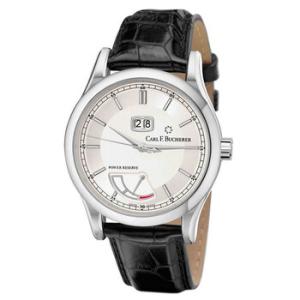 Manero BigDate Power Silver Dial Watch 00.10905.08.13.01