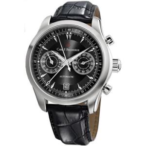 Manero CentralChrono Black Dial Watch 00.10910.08.33.01