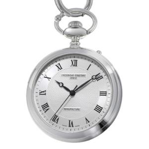 Manufacture Silver Dial Pocket Watch FC700MC6PW6
