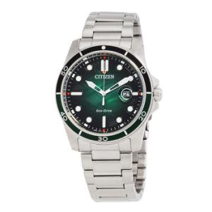Marine 1810 EcoDrive Green Dial Watch AW181182X