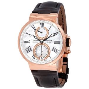 Marine 18kt Rose Gold Mother of Pearl Dial Watch
