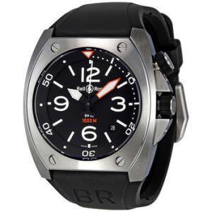 Marine Black Dial Steel Case Watch BR0292STEEL