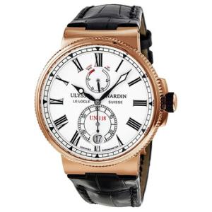Marine Chronometer Manufacture Automatic 18 kt Rose Gold Watch