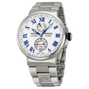 Marine Chronometer White Dial Stainless Steel Watch 11831267M40
