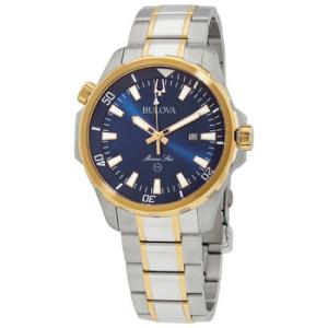 Marine Star Quartz Blue Dial Watch 98B384