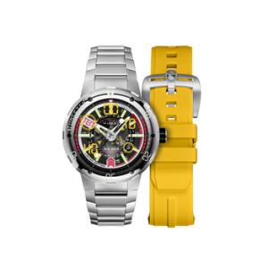 Mariner 9 Black Dial Watch NB609011