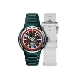 Mariner 9 Black Dial Watch NB609044