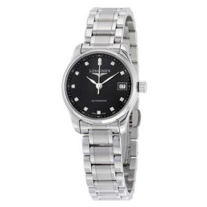 Master Automatic Black Diamond Dial Watch L2.128.4.57.6