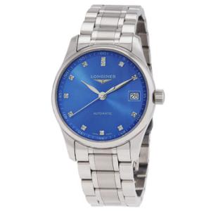 Master Automatic Diamond Blue Dial Watch L2.357.4.98.6