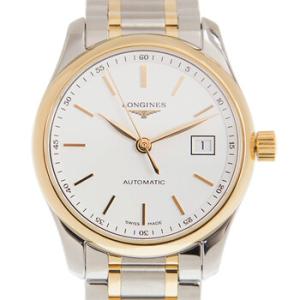 Master Collection Automatic Matt White Dial Steel and 18kt Yellow Gold Watch L2.257.5.12.7
