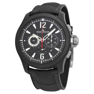 Master Compresser Black Dial Alligator Watch Q204C470