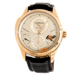 Master Grand Tradition 18kt Yellow Gold Black Leather Watch Q5011410