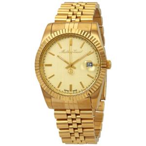 Mathey III Quartz Gold Dial Watch H810PDI