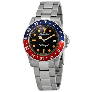 Mathey Vintage Black Dial Pepsi Bezel Watch H900AR