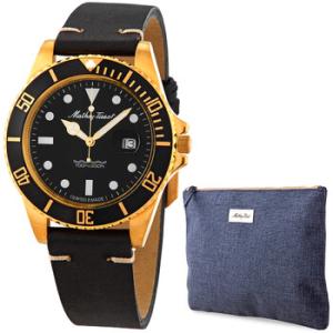 Mathey Vintage Quartz Black Dial Watch H9010PLN