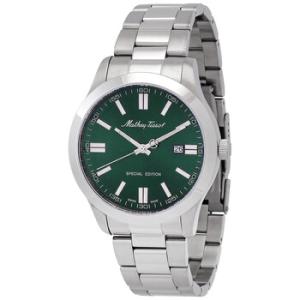 Mathy I Jumbo Quartz Green Dial Watch H455VE