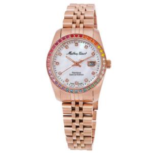 Mathy Rainbow Quartz White Dial Watch D809PQI