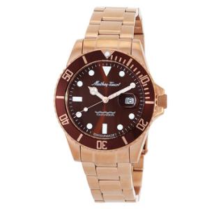 Mathy Vintage Quartz 42 mm LE Brown Dial Watch H908APRM