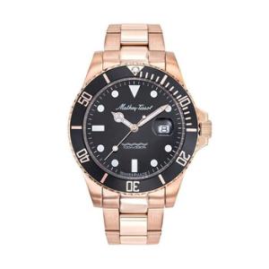 Mathy Vintage Quartz 42mm Black Dial Watch H9010PRN