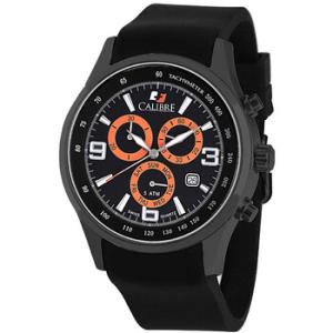 Mauler Black Dial Chronograph Black Rubber Watch SC4M113007