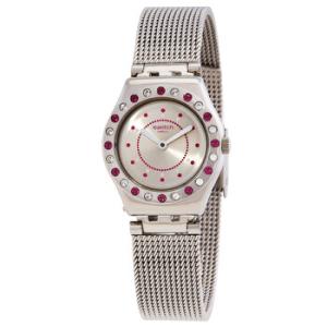 Meche Rose Quartz Crystal Silver Dial Watch YSS319M