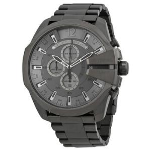 Mega Chief Chronograph Grey Dial Gunmetal Watch DZ4282