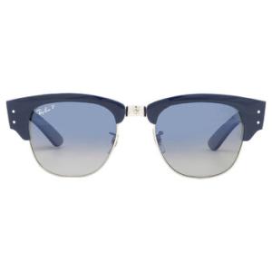 Mega Clubmaster Blue Gradient Square Sunglasses RB0316S 136678