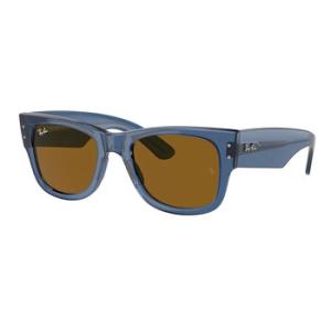 Mega Wayfarer Bio Based Brown Square Sunglasses RB0840SF 668073