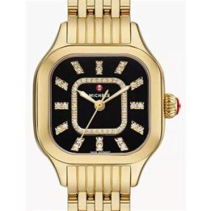 Meggie Quartz Diamond Black Dial Watch MWW33B000016