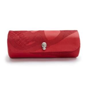 Memento Mori Triple Watch Roll   Red