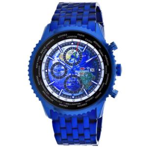 Meridian World Timer GMT Blue Dial Watch SP7323