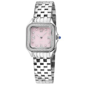 Milan Diamond Pink Dial Watch 121102B