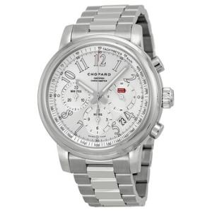 Mille Miglia Chronograph Mechanical Silver Dial Stainless Watch