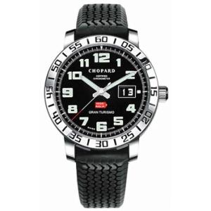 Mille Miglia Gran Turismo Steel Black Rubber Watch